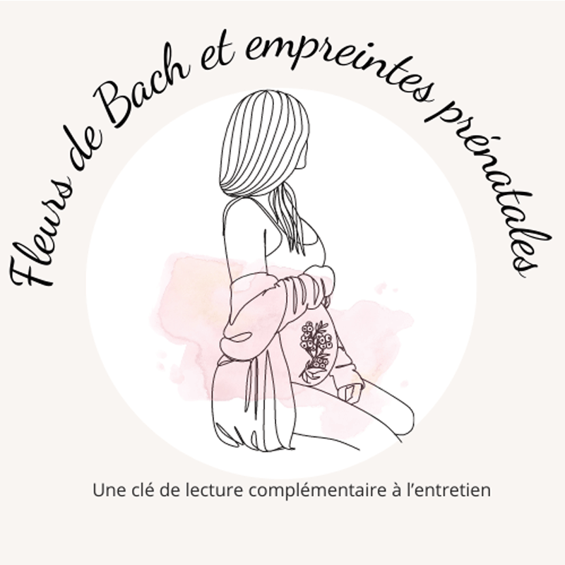 Logo Fleurs de Bach et empreintes prénatales